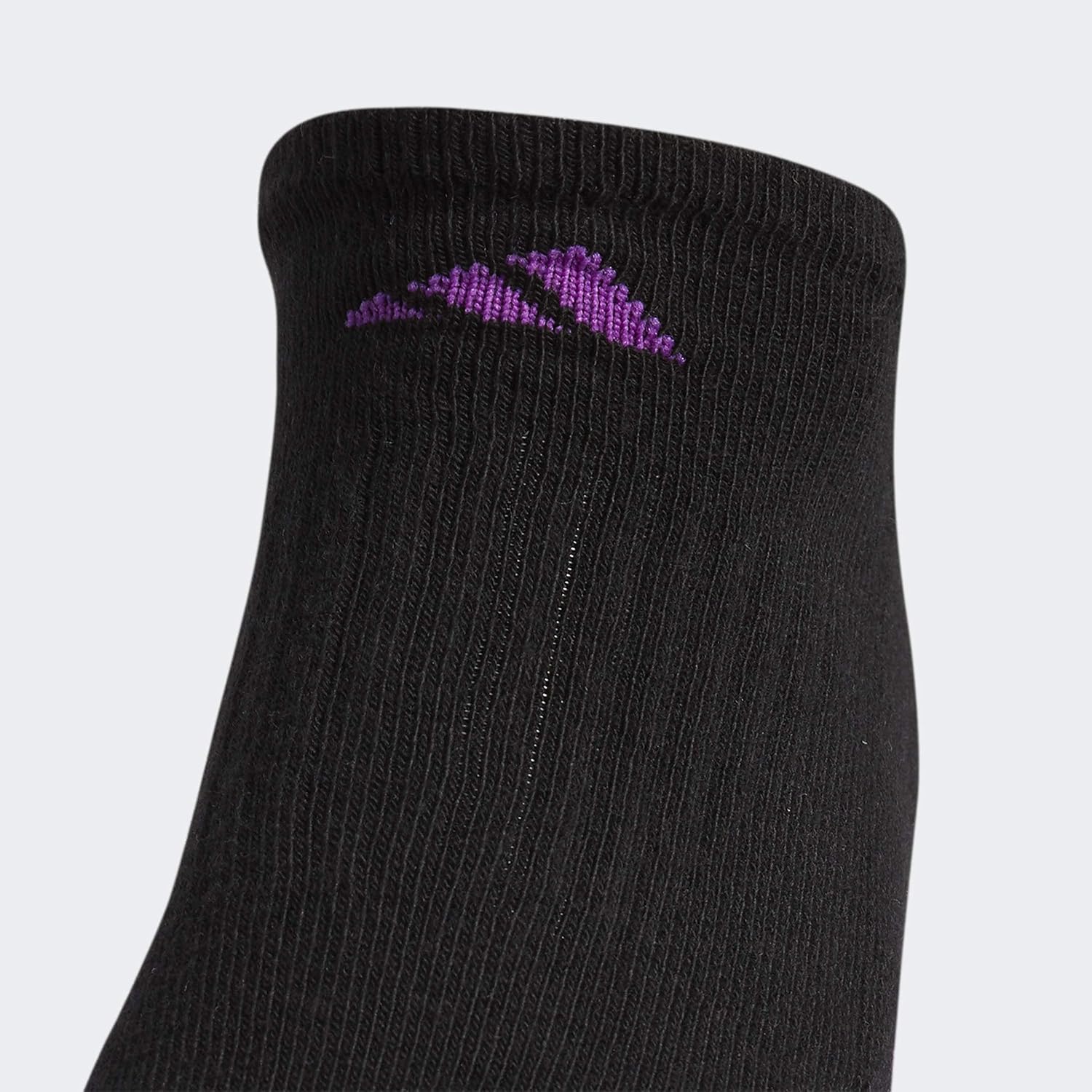 adidas Women's Cushioned No Show Socks (3-Pair), White/White, Medium, (Shoe Size 5-10) : Clothing