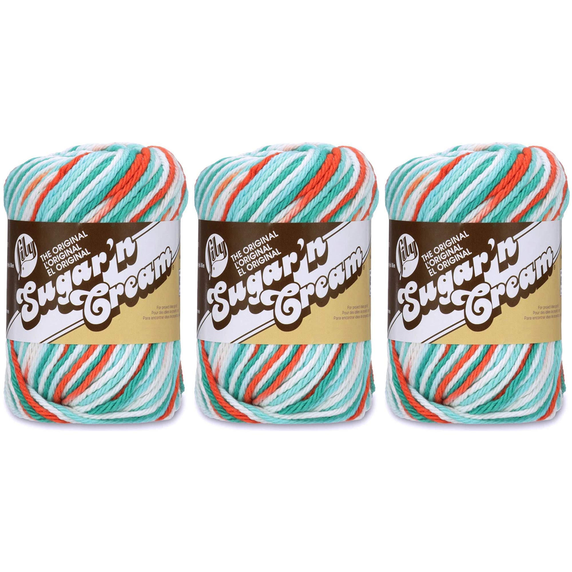 Sugar'N Cream Yarn - Ombres-Ahoy