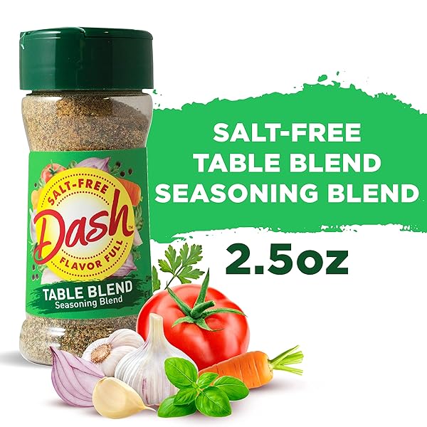DASH SALT-FREE SEASONING BLEND, TABLE BLEND, 2.5 OUNCE