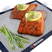 Kona 12"x12" Grill Basket - Nonstick Mesh For Veggies, Fish, Nuts On BBQ & Smoker