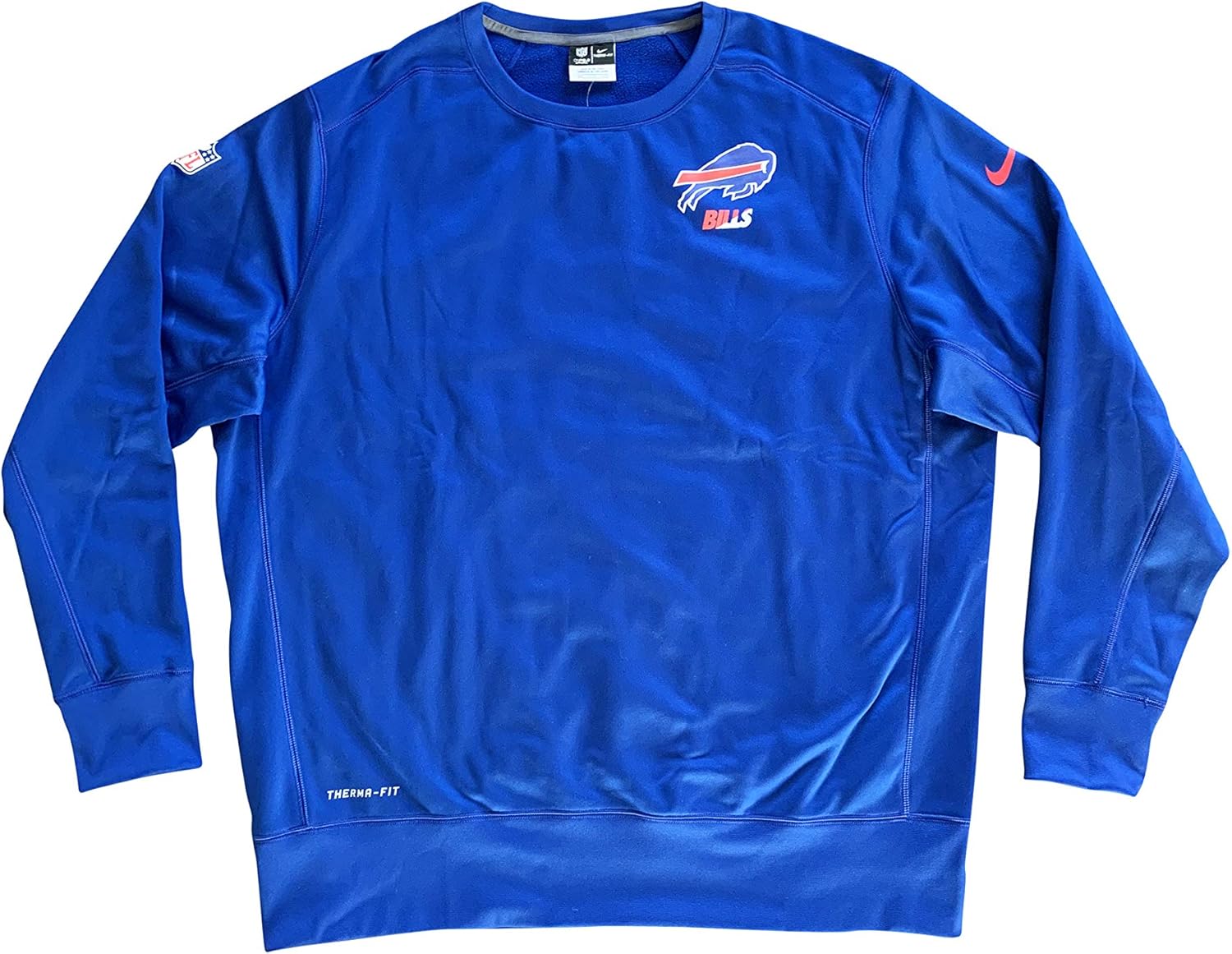Amazon.com: Nike Buffalo Bills NFL Gold Men's Pullovers Therma Pullover Sweater (XX-Large, Royal 