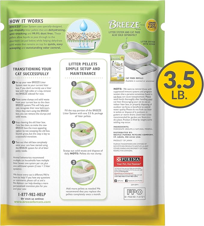 breeze litter pellets