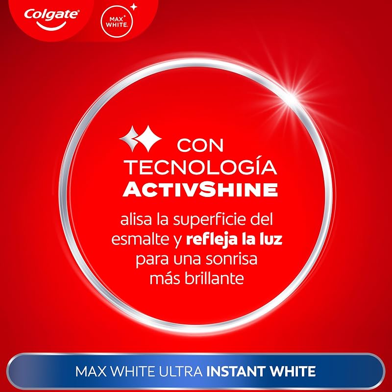 Max White Ultra Efecto Instantáneo, Pasta Blanqueadora, 50ml