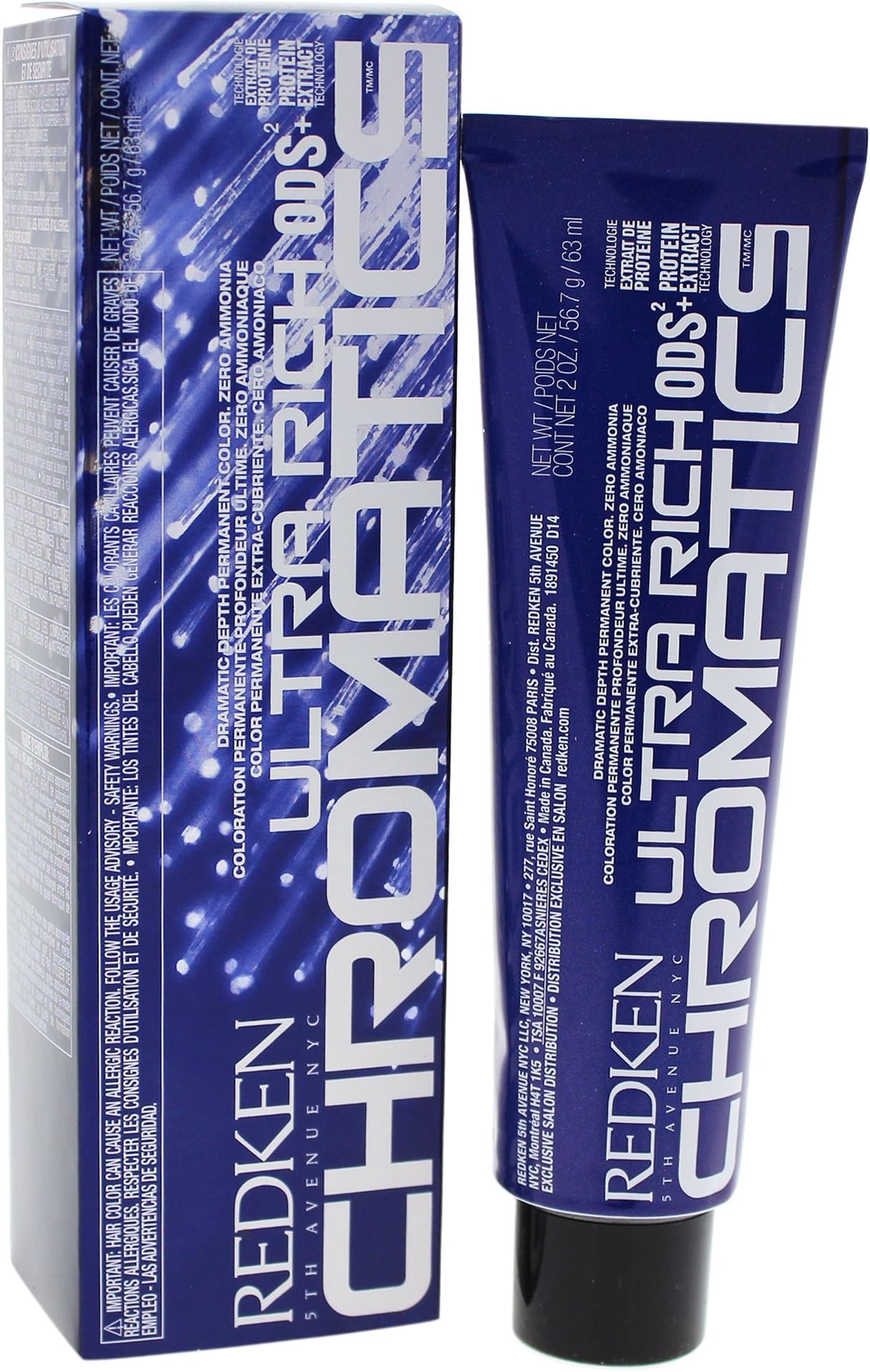 Redken Chromatics Ultra Rich Hair Color for Unisex, 10AV (10.12)/Ash/Violet, 2 Ounce
