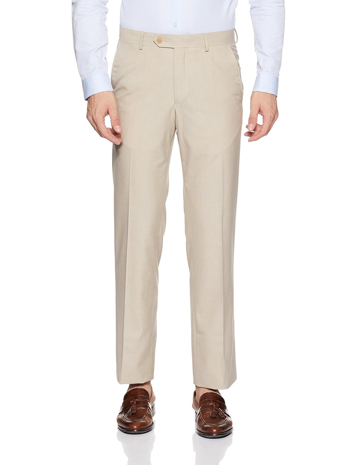van heusen men's relaxed fit formal trousers