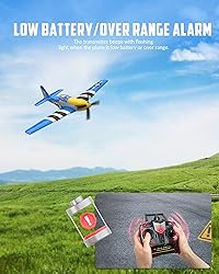 VOLANTEXRC RC Plane 4 Channel P51D Mustang Remote
