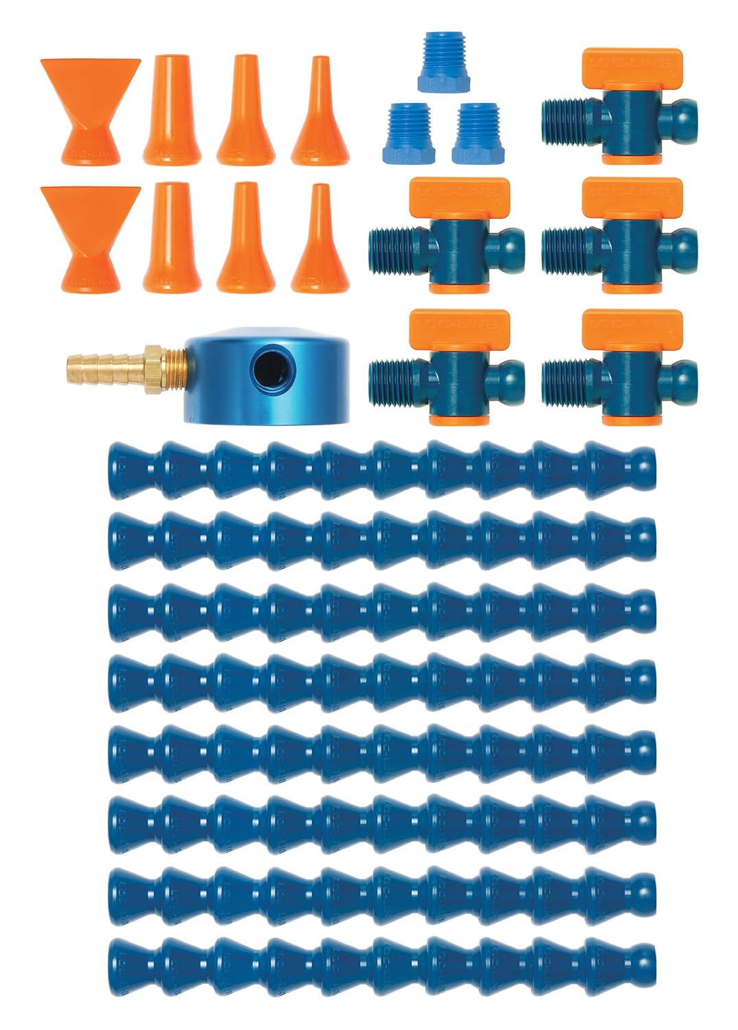 LocLine Coolant Hose Base Manifold Super Kit, 25 piece, 1/4