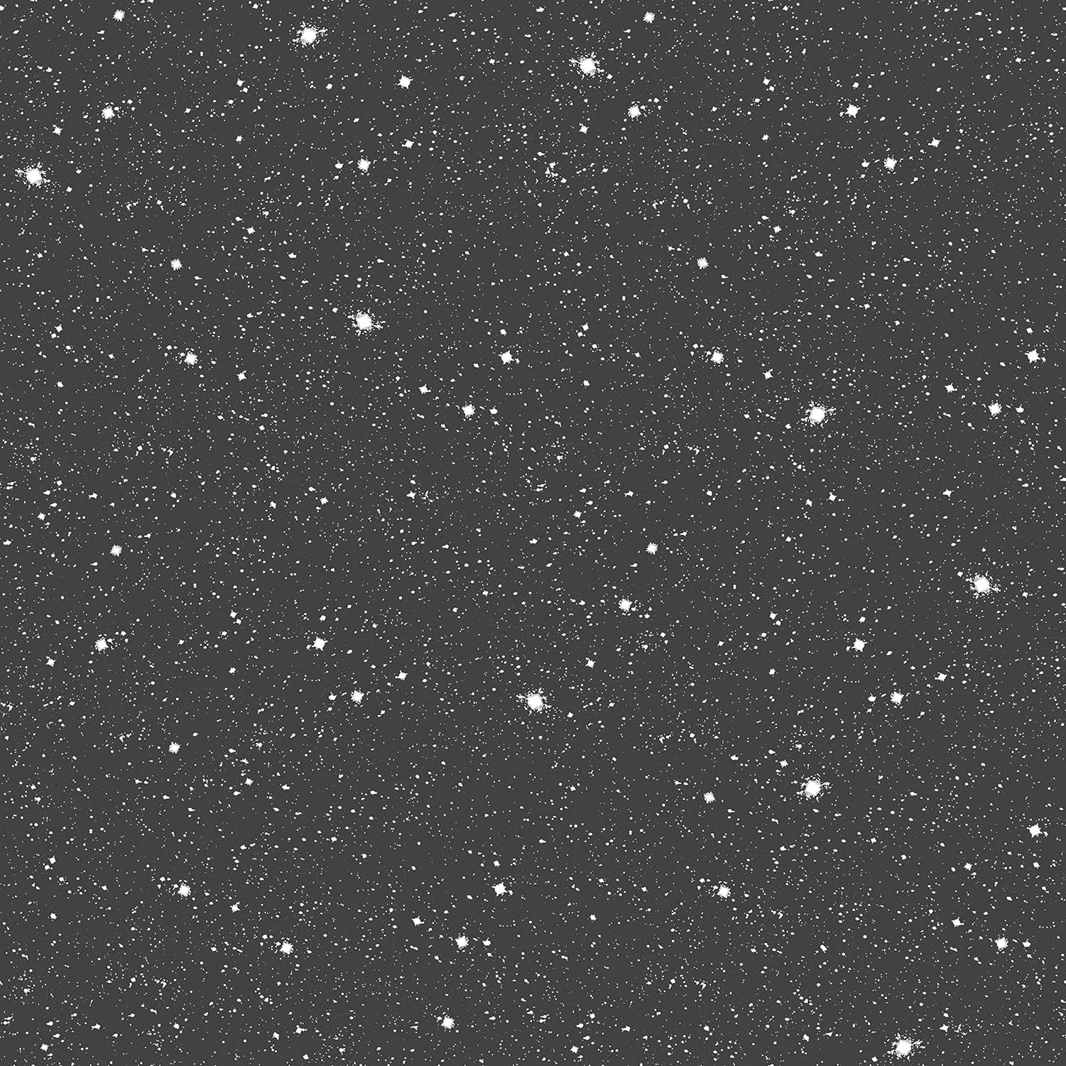 Galerie G78407 Tiny Tots 2 Space Sidewall Wallpaper, Black/Glitter, 10m x 53cm