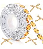 Cinta Deportiva De Sóftbol De 5 Yardas Para Coser Manualidades, Cintas De Grogrén Blanco De 7/8 Pulgadas Para Envolver Regalos, Cintas De Béisbol Para Accesorios De Animadora Con Lazo Para El