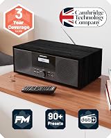 MAJORITY DAB500 Bluetooth DAB+ Radio CD Player Oak Castle Oakcastle view 3