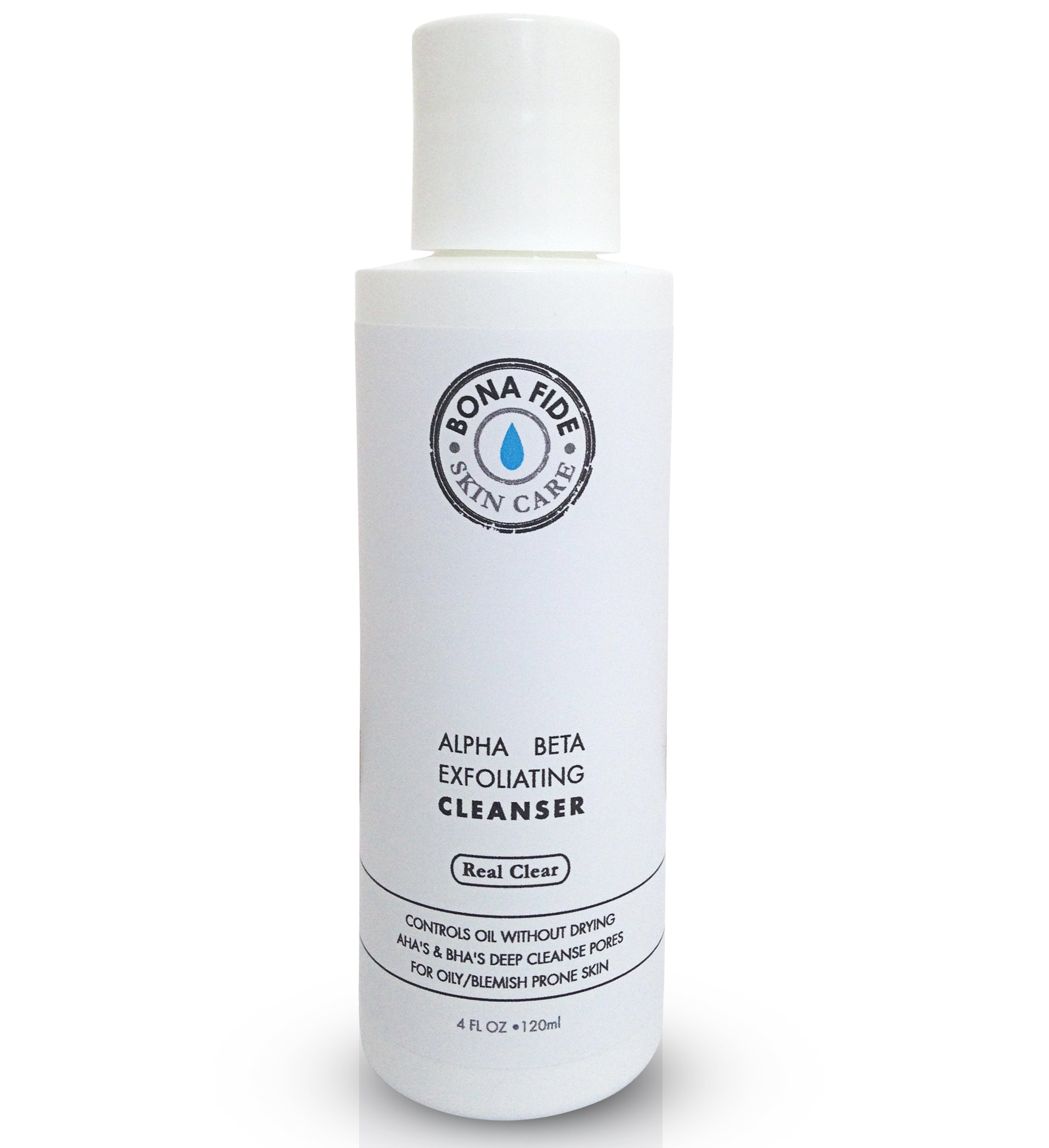 AHA BHA Exfoliating Cleanser with Glycolic Acid Salicylic Acid and