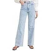 SLVRLAKE Women's Grace High Rise Wide Leg Jeans