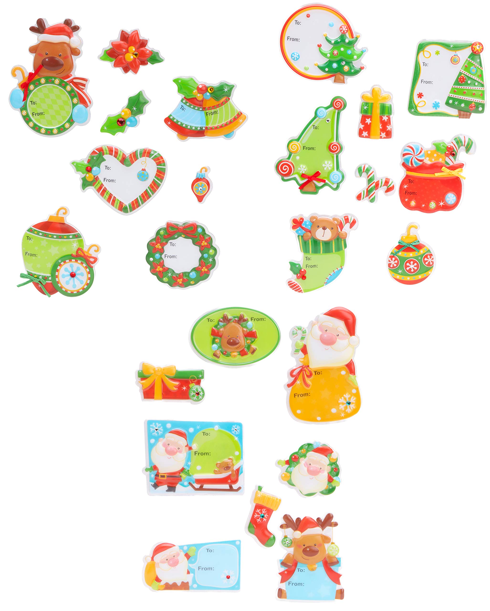 Toyland® Festive Pop-Up Gift Tags - Christmas Wrapping Accessories