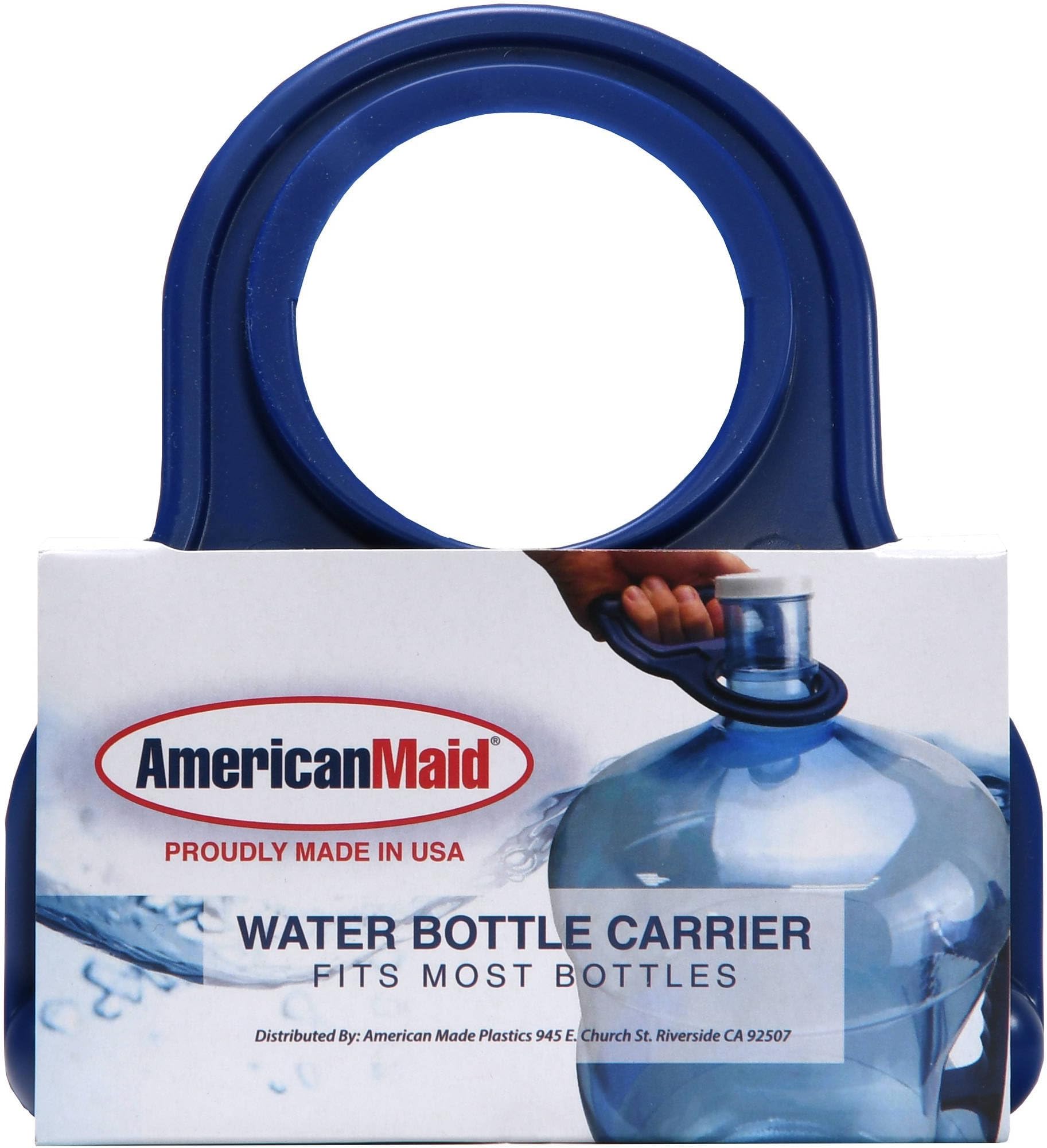 AmericanMaid Ergonomic Large 3 5 6 Gallon Water Bottle & Cooler Jug Handle and Carrier for Easy Carry & Moving