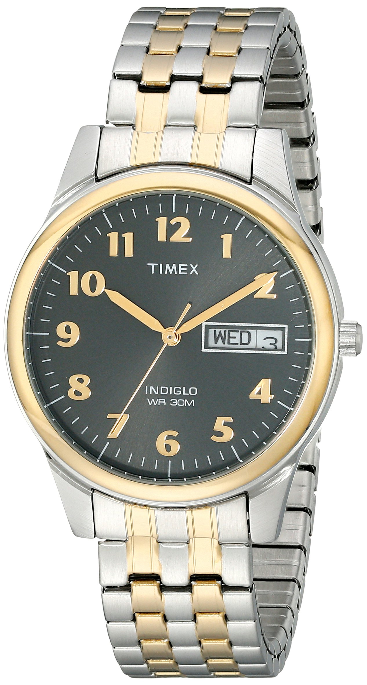 Timex Men's T26481 Charles Street TwoTone Expansion Band Watch Amazon