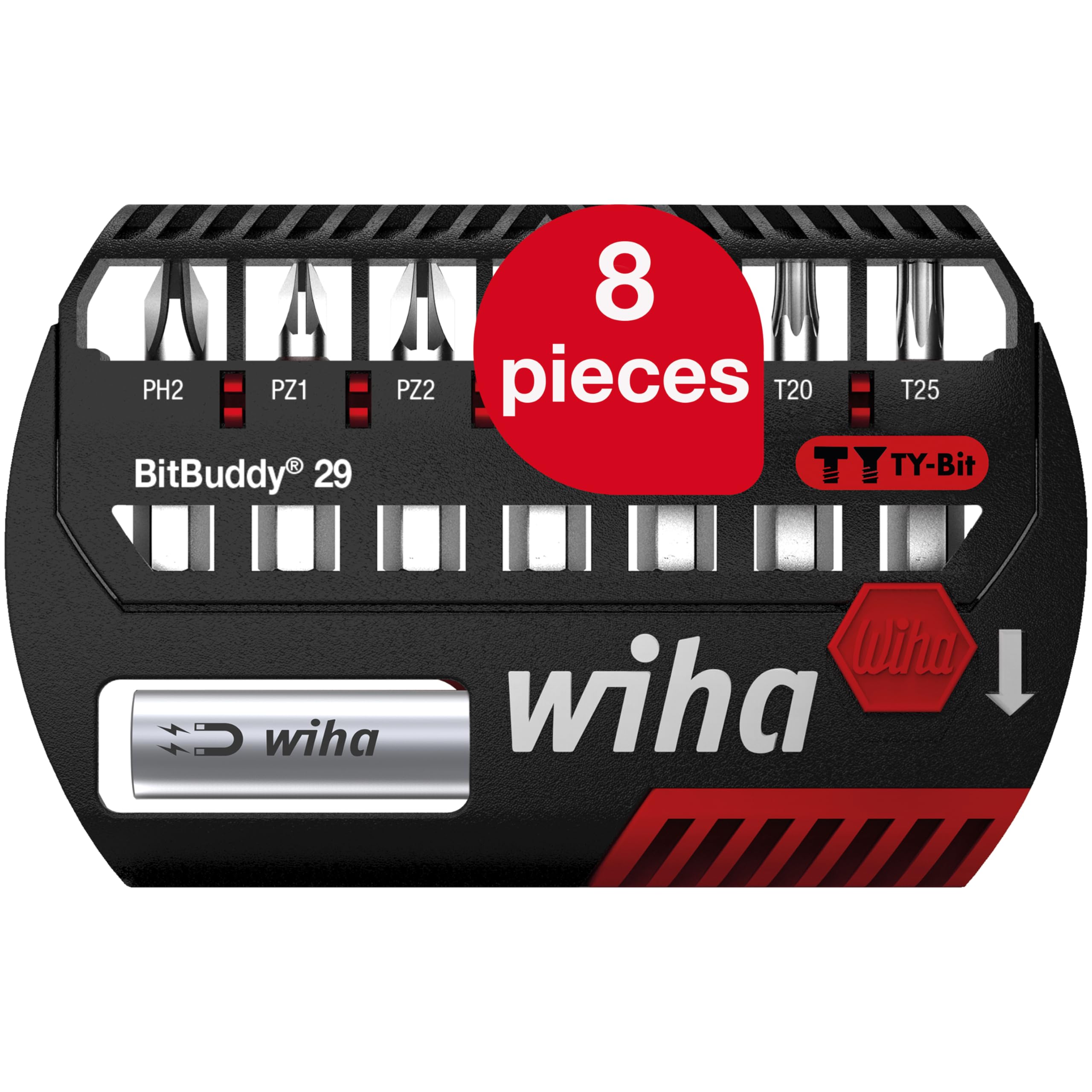 Wiha SB 7945TY-903 BitBuddy, Red/Yellow, 29 mm (SB7945TY903)