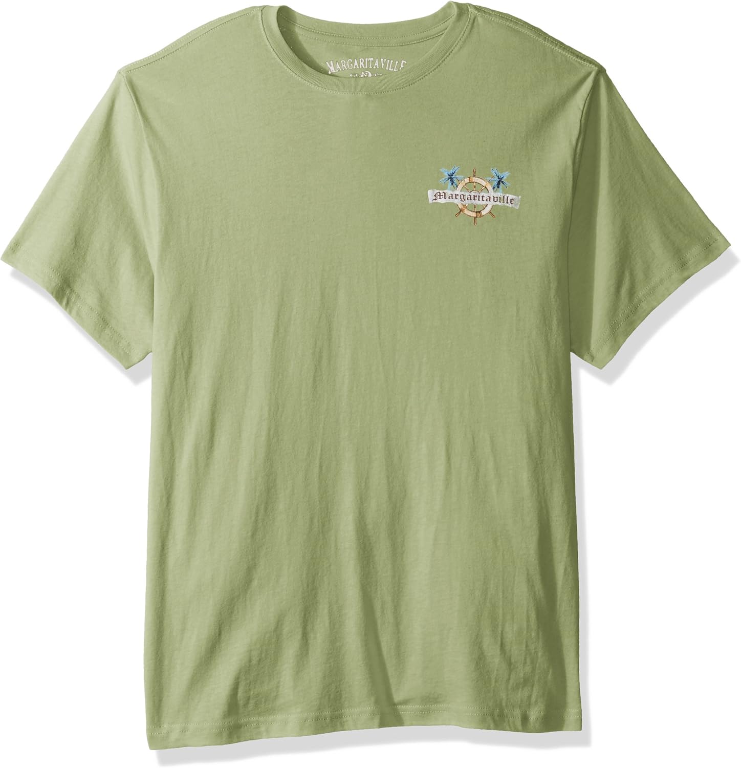 Margaritaville Men's Short Sleeve Parrot Pirate TShirt