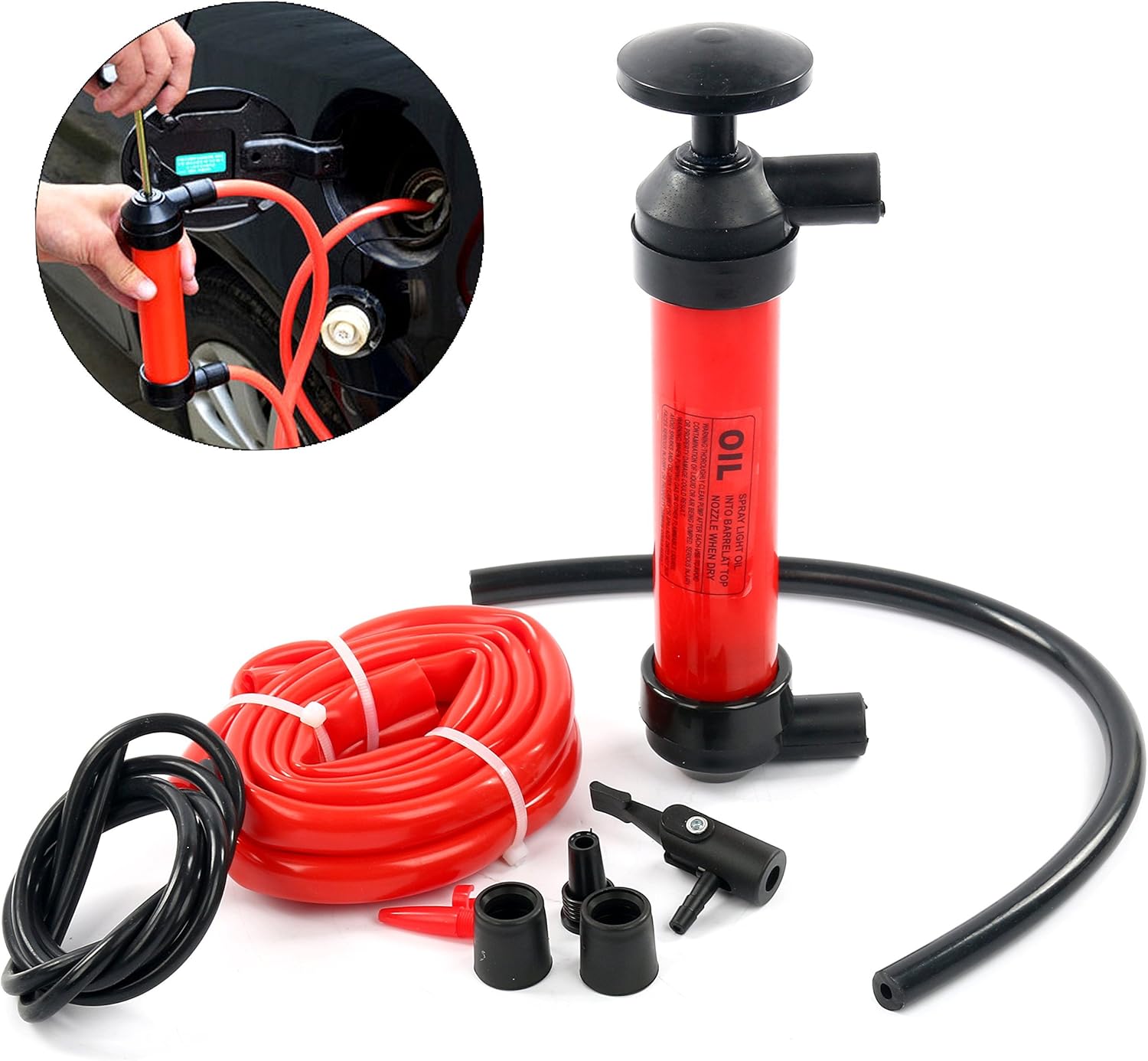 YaeTek Kit de bomba de transferencia de líquidos, bomba de mano de