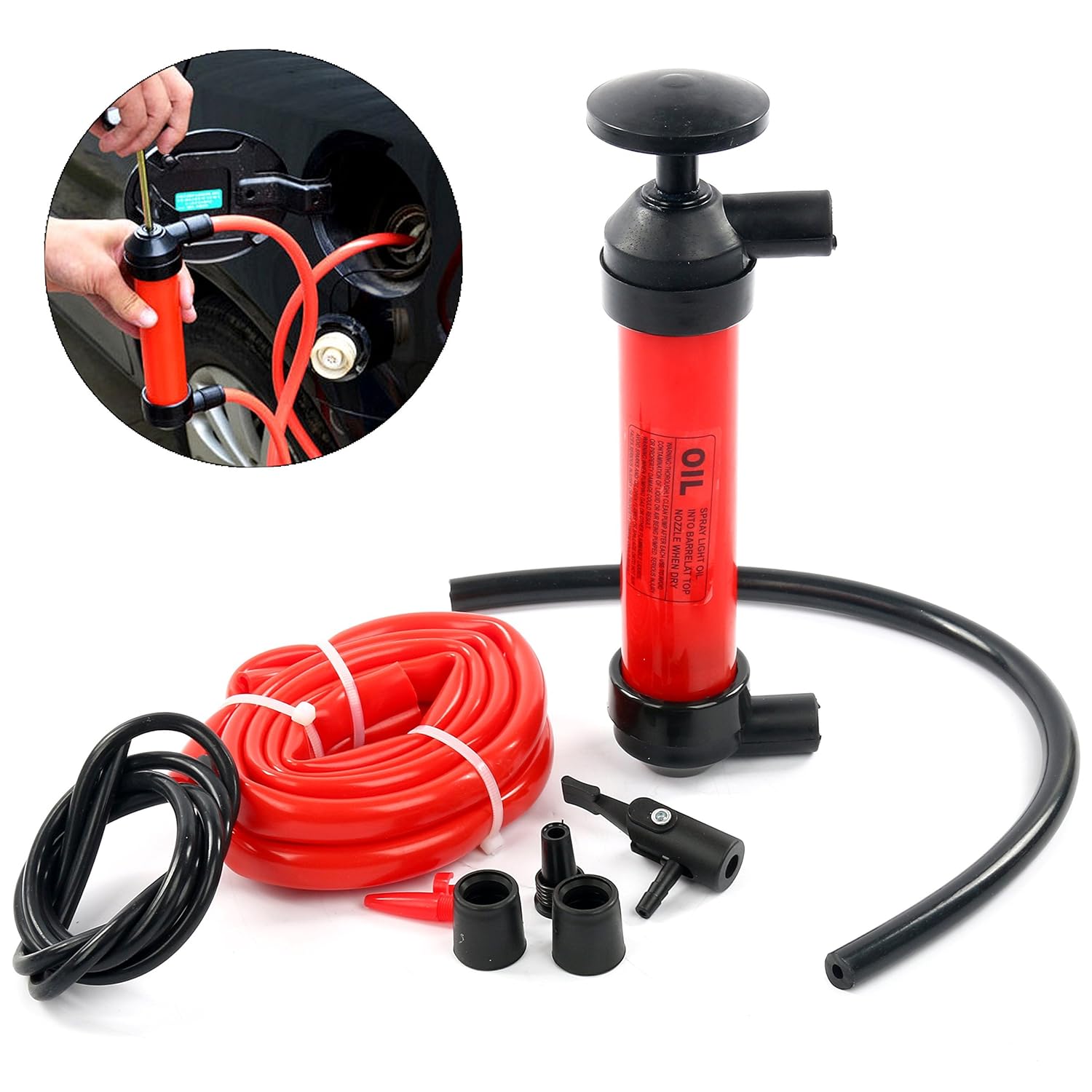 YaeTek Liquid Transfer/Siphon Hand Pump Manual Plastic Sucker Pump eBay