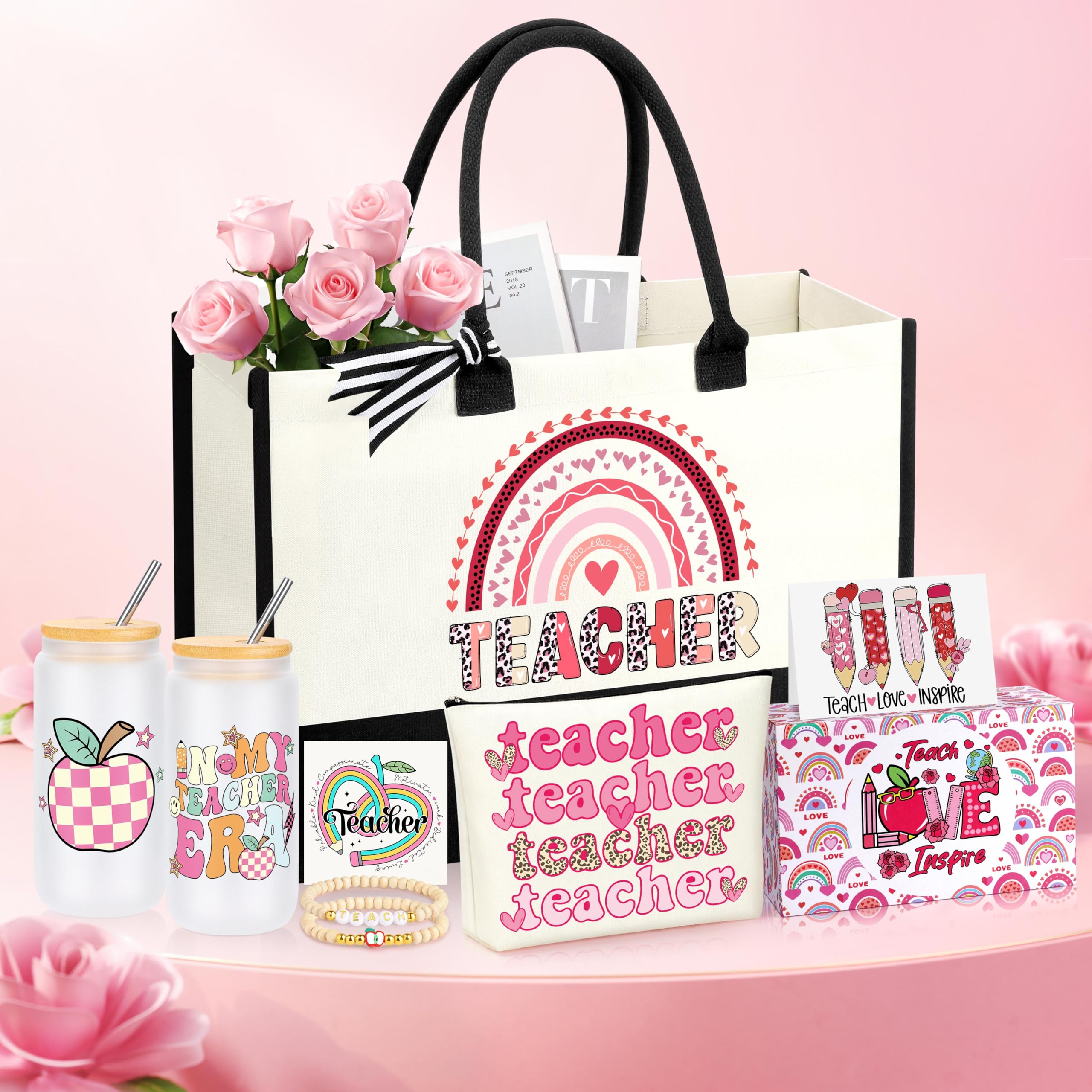 JoycuFF Teacher Valentine's Day Gifts, Teacher Appreciation Gifts for ...