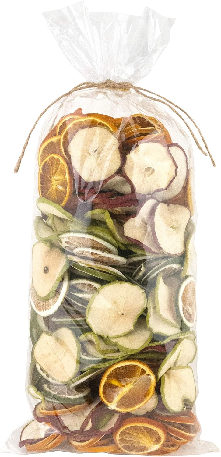 Vase Fillers - ANDALUCA Natural Vase & Bowl Fillers | Dried Orange, Apple & Citrus Slices| Home Decor (Fruit Slices)
