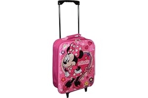 Group Ruz Junior Minnie Mouse 15" Collapsible Wheeled Pilot Case - Rolling Luggage