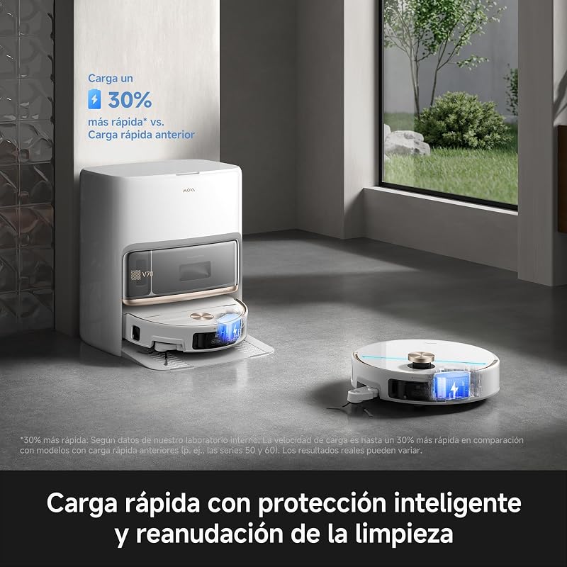 dreame V70 Ultra Complete, Aspirador Robô, Branco