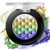 Noerrors Chameleon Eyeshadow,Multichrome Face Highlighter Palette,Holographic Eyeshadow Palette,High Pigment,Rainbow Color Shift Metallic Shimmer，Long Lasting，Duochrome Face Makeup Highlighter