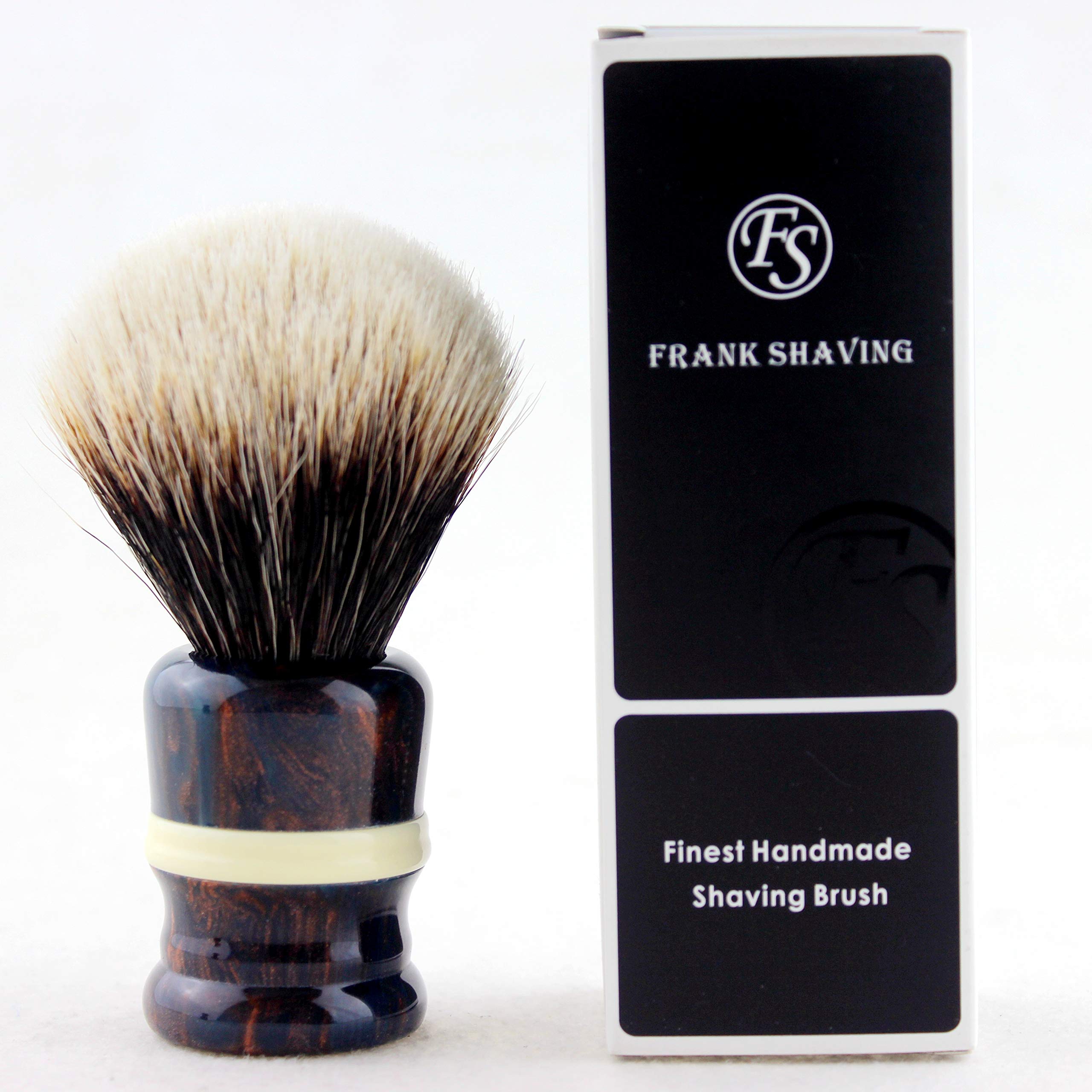 Frank shaving Silvertip badger hair shaving brush knot size 26mm