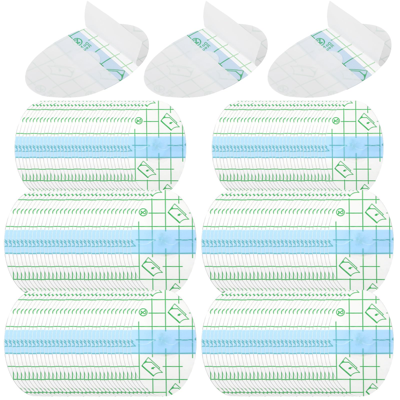 Photo 1 of 120 Pcs Waterproof Ear Stickers Disposable Ear Cover for Shower, Swimming Ears Stickers Ears Protection for HairWashing, Swimming, Bath and Other Water Sports