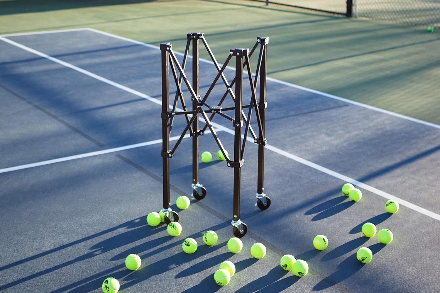 Gamma Sports EZ Travel Cart Pro Ball Hopper 150 : Tennis Ball Hoppers : Sports & Outdoors