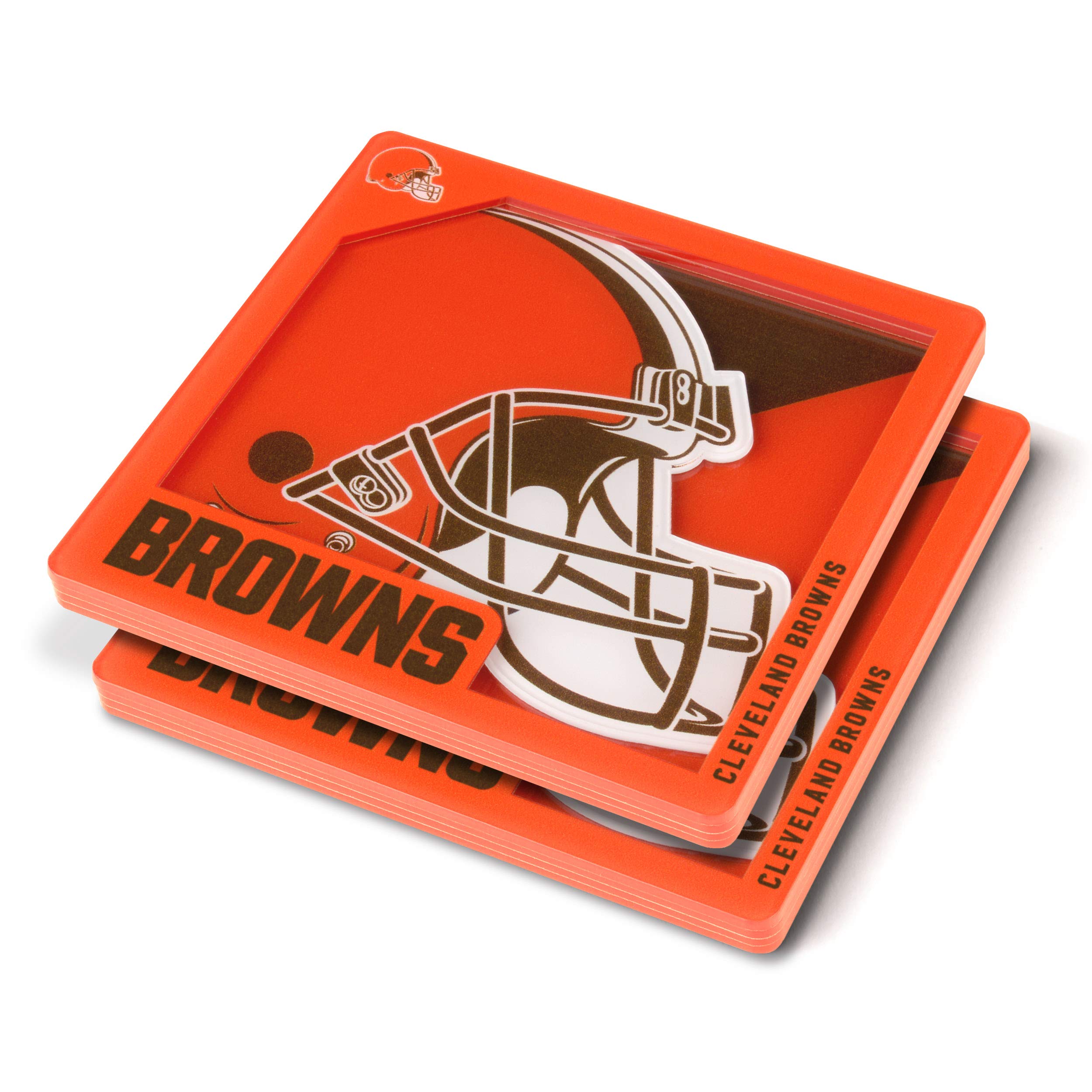 YouTheFan NFL Cleveland Browns Logo Series Coaster