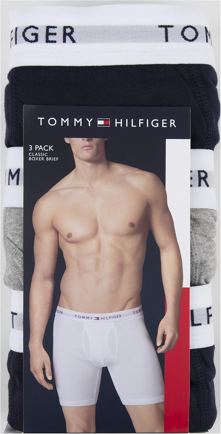 Tommy Hilfiger Men's Underwear Multipack Cotton Classics Boxer Briefs at  Men’s Clothing store