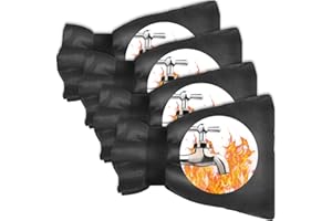 Outdoor Faucet Covers for Winter Freeze Protection, 4 Pack 8.3" H X 5.9" W Outside Winterize Insulation Hose Bib Water Spigot