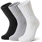 Eyean Merino Wool Socks Thermal Winter Ski Warm Thick Cozy Boot Hiking Socks for Women Men 3 Pairs