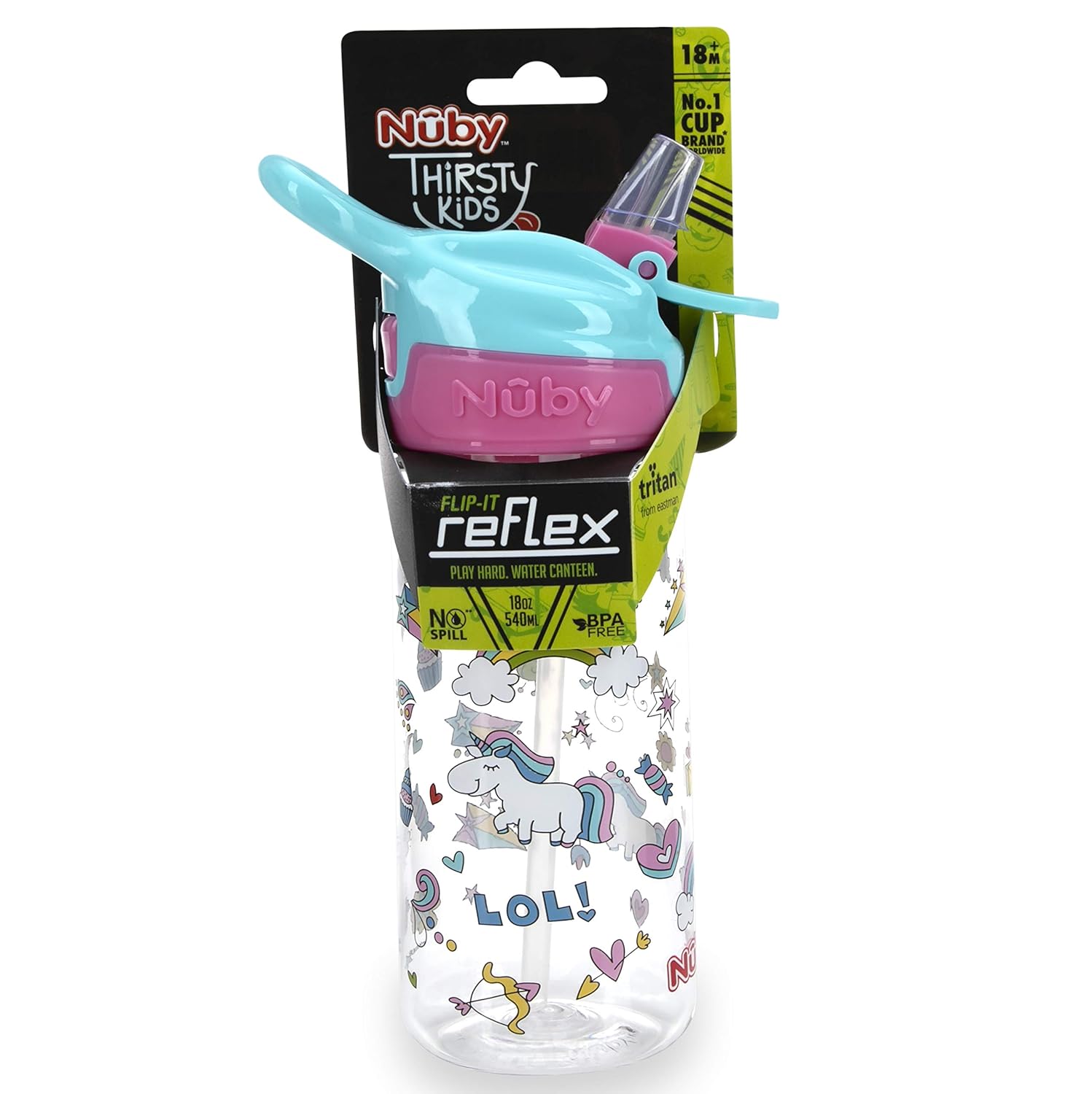 nuby tritan water bottle