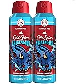 Old Spice Aluminum Free Body Spray for Men, 24/7 Odor Protection, 24/7 Lasting Fragnance & Freshness, Cologne Quality Scent, Krakengard with Deep Ocean Scent, 5.1 oz (Pack of 2)