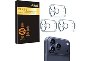 Ailun 3 Pack Camera Lens Protector for iPhone 17 Pro Max,Tempered Glass,9H Hardness,Ultra HD,Anti-Scratch,Case Friendly,Does not Affect Night Shots[Not for iPhone 17/17 Pro/iPhone Air]