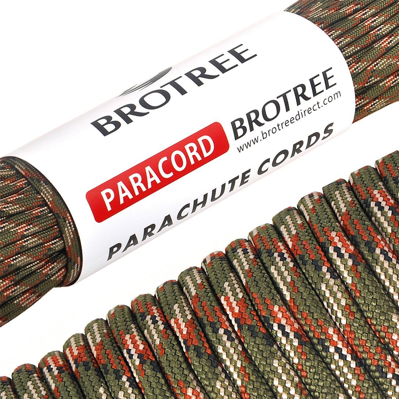 Brotree m Paracord Cuerda de Paracaídas de Nylon lbs Resistentes Hebras de