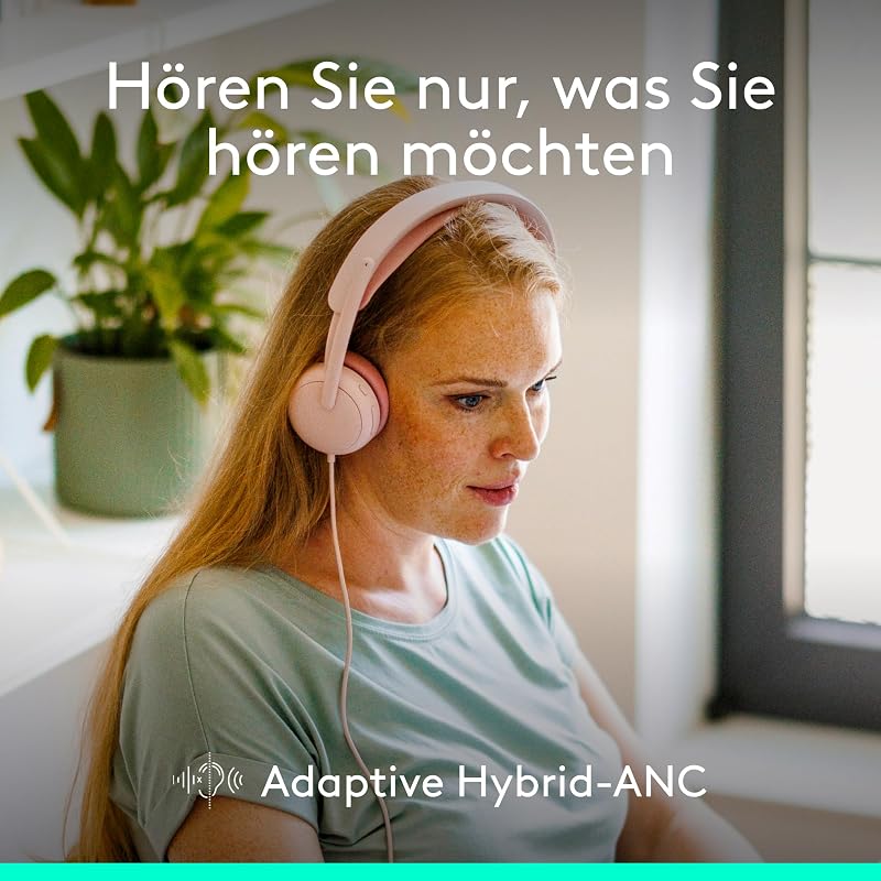 Zone Wired 2 Headset mit Geräuschunterdrückung, Rosa — Foto 2 von 8