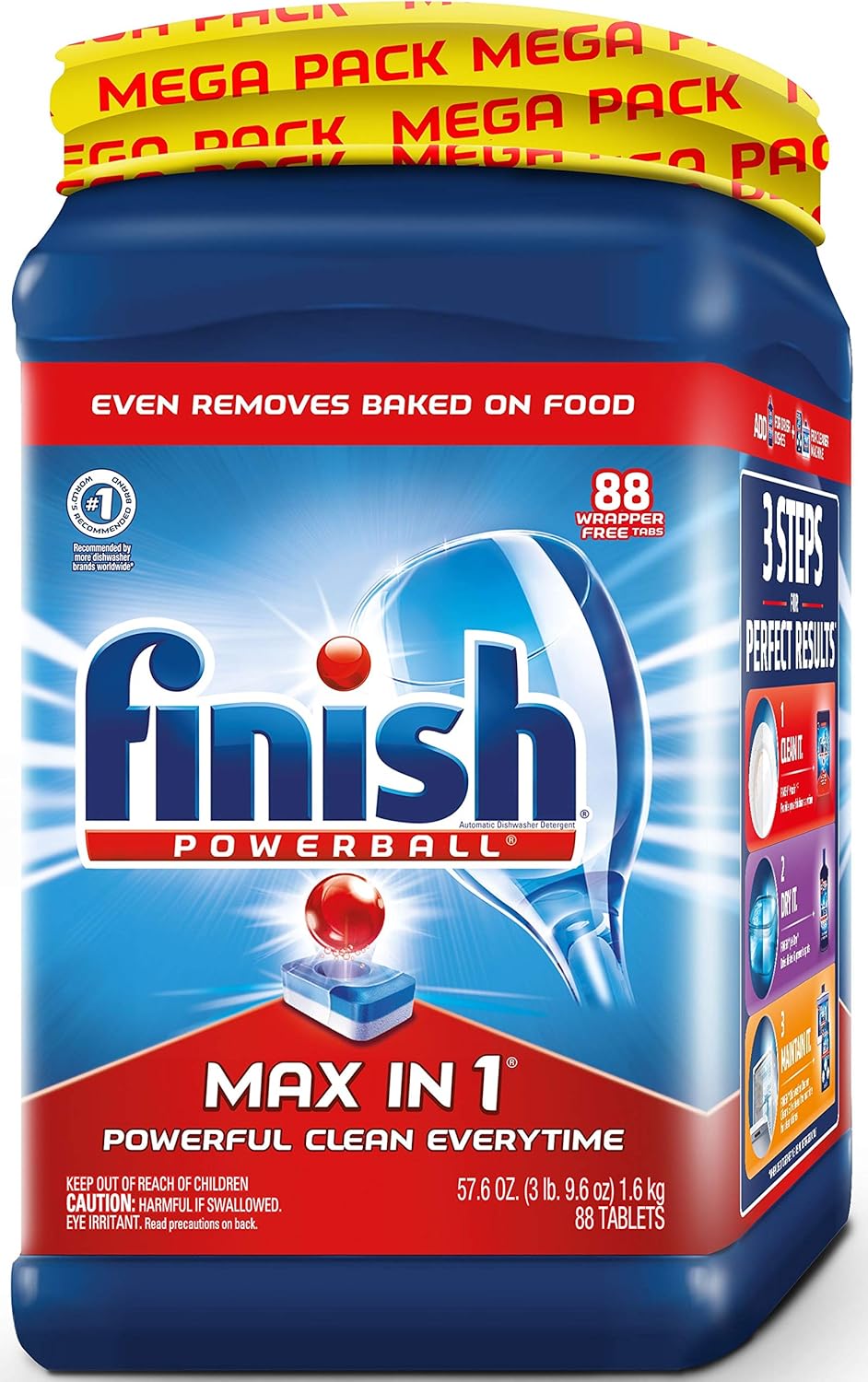 Best finish all in 1 powerball dishwasher tablets