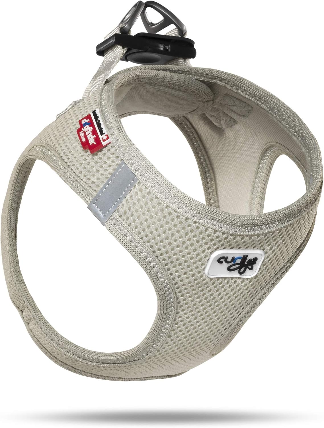 Curli Harness Air Mesh Fondant Köpek Göğüs Tasması Pembe Xsmall