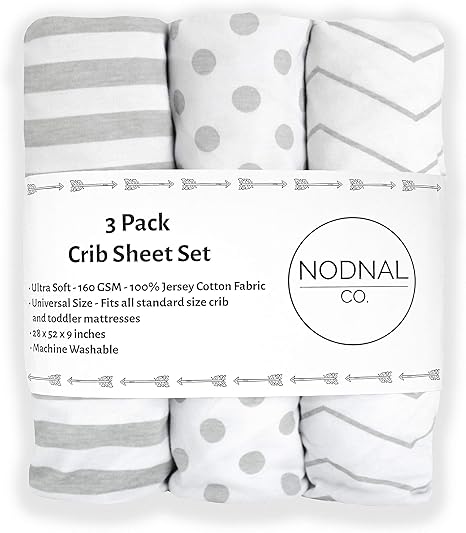 crib sheets size