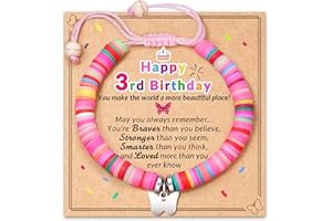 FYUKISS 3 4 5 6 Year Old Girl Birthday Gifts, Adjustable “Magic Butterfly” Bracelet for Girls Birthday Gift Ideas