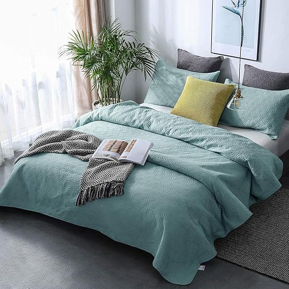 GOONE Light Weight Comforter Set for Summer, Ultra Quilt Set Soft Hypoallergenic