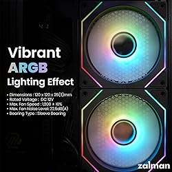 Zalman CHRONIX Mid Tower ATX Gaming PC Case with 3