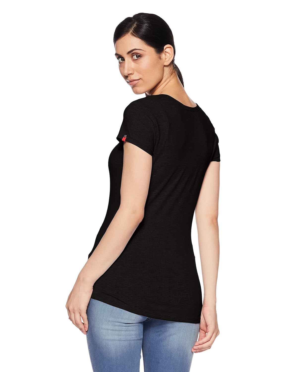 jockey women's cotton henley t-shirt