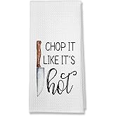 Buildinest Funny Kitchen Towels and Dishcloths, 1 Set Dish Towels for Washing Drying Dishes, Decorative Hand Tea Towels for Birthday Housewarming Hostess Wedding Shower Christmas Gifts-A45