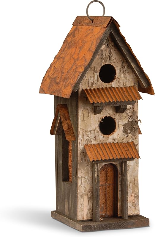 Amazon Com National Tree 12 6 Inch Bird House Ras H0005 1 Home