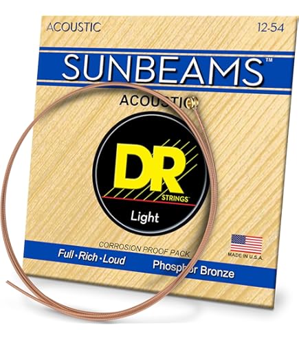 Amazon.com: DR Strings Sunbeam - Phosphor Bronze AcousticRound